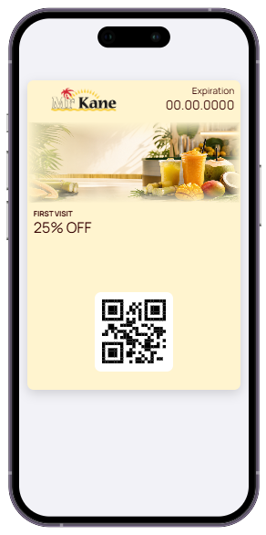 First Sip Offer wallet card preview